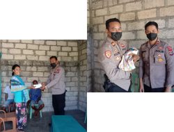 Polsek Kupang Timur Beri Tali Asih Bagi Mantan Tersangka