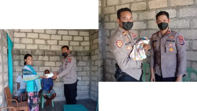 Polsek Kupang Timur Beri Tali Asih Bagi Mantan Tersangka