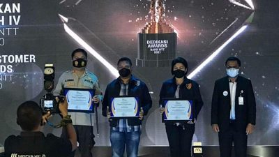 Ungkap Kasus Kejahatan Perbankan, Kapolres Kupang Terima Penghargaan