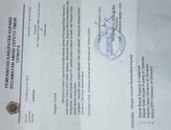 Sang Adik Tak Lolos Seleksi, Kades Oenaunu Enggan Lantik Perangkat Desa