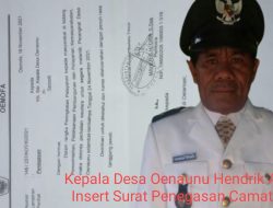 Perangkat Desa Oenaunu Belum dilantik, Ini Alasan Kepala Desa