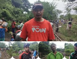 Masyarakat Desa di Takari Swadaya Bangun Jalan Rabat Beton