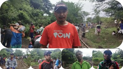 Masyarakat Desa di Takari Swadaya Bangun Jalan Rabat Beton
