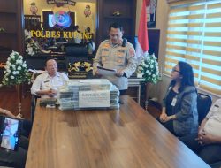 Polres Kupang Bantu Pemkab Selamatkan Kerugian Negara 2,8 Miliar