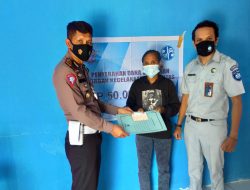 Jasa Raharja Perwakilan Ende Santuni Ahli Waris Fatima Ilias