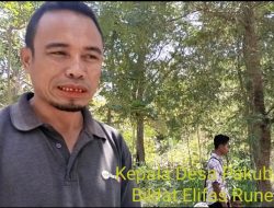 Genggam Parang Terhunus, Puluhan Orang di Desa Pakubaun Turun ke Jalan