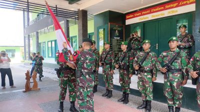 Masa Tugas Yonif 743/PSY Jaga Kedaulatan RI di Beranda Batas Negeri Berakhir