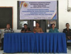 Kepala Desa Tanah Merah Lantik Pengurus BUMDES, PKK dan Ormas