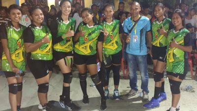 Tim Putri Desa Oebelo Juarai Turnamen Bola Voli RKM Cup I