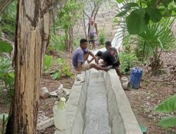 TPK Desa Pantai Beringin Tuntaskan Pekerjaan Saluran, 50 Hektar Sawah Baru Siap Tanam