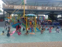 Wakil Bupati Kupang Launching Wahana Kolam Renang Opa Meak di Noelbaki