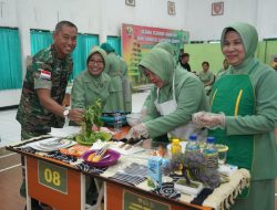 Keren, Ibu Persit Korem 161/WS Ikut Lomba Memasak Berbahan Utama Kelor