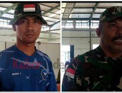 Satu Regu Pasukan Batalyon Arhanud dan Koramil Camplong “Serbu” Pasar Lili