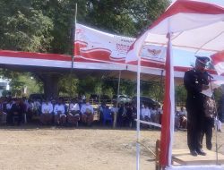 Kapolsek Amarasi Timur Pimpin Upacara Peringati HUT RI