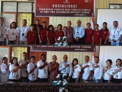 Siswa-siswi SMU Negeri 1 Kupang Tengah Antusias Ikut Sosialisasi Pemilu