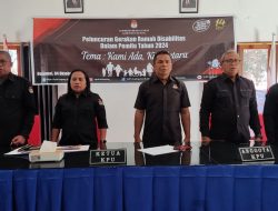 KPU NTT Luncurkan Gerakan Ramah Disabilitas Pada Pemilu 2024