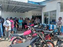 Sembilan Sepeda Motor Gunakan Knalpot Brong Terjaring Operasi Keselamatan Turangga