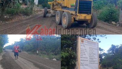 Ruas Jalan Silu-Oemofa Mulai Dikerjakan, Warga Bilang Terimakasih Bapak Korinus Masneno