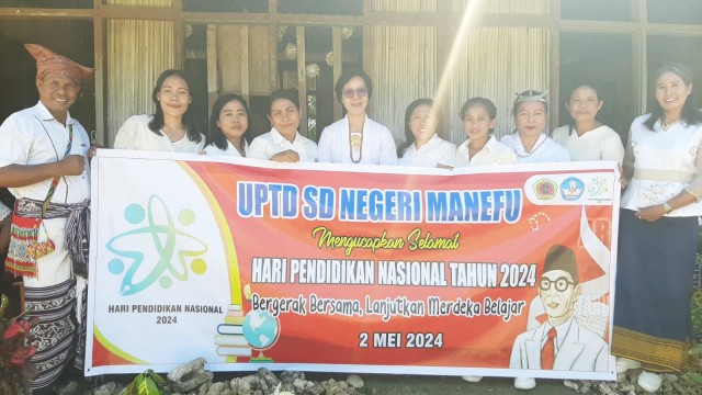 Sangat Sederhana, Potret Perayaan Hardiknas 2024 di SD Negeri Manefu NTT 2 IMG 20240502 WA0008