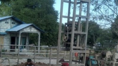 Bantu Atasi Kesulitan Air Bersih di Desa Oelatimo, Kapolres Kupang Sumbang Sumur Bor