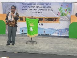 Thema Perkemahan Pemuda Klasis Sulamu ‘Be On Fire For Christ’