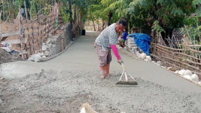 Gunakan Dana Desa Bangun Infrastruktur, Begini Harapan Kepala Desa Tanah Merah