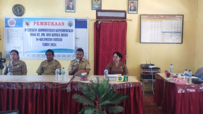 Kepala Desa Seluruh Kecamatan Fatuleu dilatih Manajemen Administrasi Kependudukan