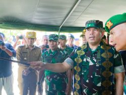 Danrem 161/WS Dampingi Pangkogabwilhan ll Kunjungi PLBN Motaain Perbatasan RI-RDTL