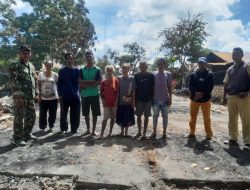 Dua Rumah Semipermanen di Desa Manusak Hangus di Lalap Si Jago Merah