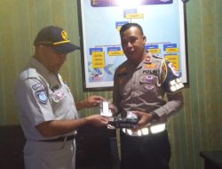 Jasa Raharja NTT Serahkan Bantuan Alat Ukur Kadar Alkohol kepada Satlantas Polres Kupang