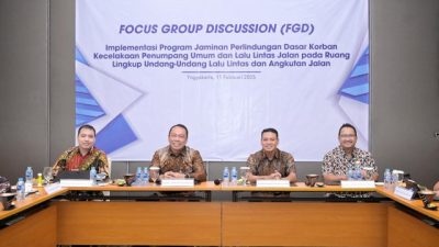 Jasa Raharja, Korlantas POLRI, dan Akademisi UGM Bahas Penguatan Jaminan Perlindungan Korban Kecelakaan Lalu Lintas Jalan dan Angkutan Jalan