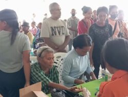 Panitia Paskah Siapkan Layanan CKG, Warga Padati Halaman GMIT Ebenhaizer Tarus