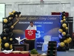 Satu Tekad dalam Kemandirian, Jemaat GMIT Amanau Tablolong Letakkan Batu Pertama Gedung Serbaguna di HUT ke-23