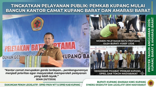 Tingkatkan Pelayanan Publik, Pemkab Kupang Mulai Bangun Kantor Camat Kupang Barat dan Amarasi Barat 1 Gemini Generated Image qccsy2qccsy2qccs